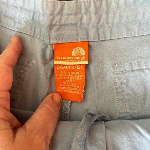 Weatherproof Garment Company Light Nlue shorts 12 - Picture 5 of 7